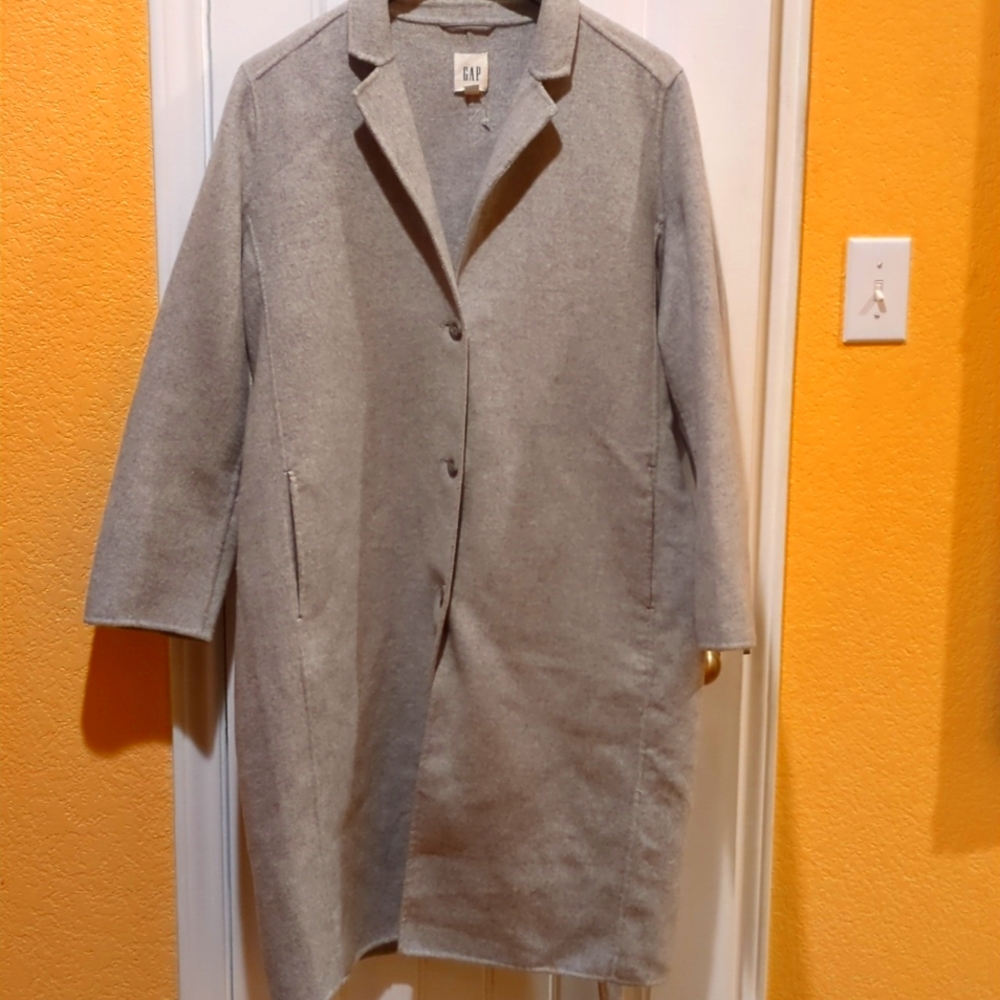 GAP Classic Wool Coat - heathered grey - XLl